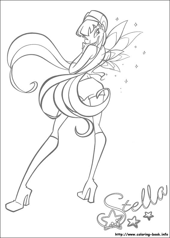 Winx Club coloring picture